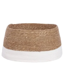 Mica Decorations Kerstboomrok H26 x Ø58 cm Zeegras Gebroken Wit