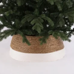 Mica Decorations Kerstboomrok H26 x Ø58 cm Zeegras Gebroken Wit