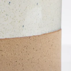 Mica Decorations Lago Bloempot - H18 x Ø20,5 cm - Wit