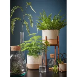 Mica Decorations Lago Bloempot - H18 x Ø20,5 cm - Wit