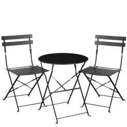 Mica Decorations Laurence Bistroset - Set van 3 - Metaal - Zwart