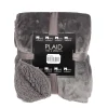 Mica Decorations Mardy Fleece Plaid - L200 x B150 cm - Antraciet
