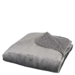 Mica Decorations Mardy Fleece Plaid - L200 x B150 cm - Antraciet