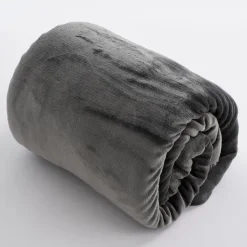 Mica Decorations Mardy Fleece Plaid - L200 x B150 cm - Antraciet