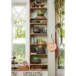 Mica Decorations Merlot Drinkglas - Set van 6 - 400 ml - Grijs