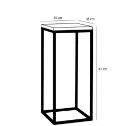 Mica Decorations Oskar Bijzettafel L35 x B35 x H81 cm