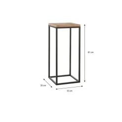 Mica Decorations Oskar Bijzettafel L35 x B35 x H81 cm