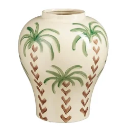 Mica Decorations Paradiso Vaas - H32 x Ø26 cm - Keramiek - Off-white