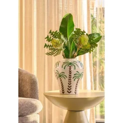 Mica Decorations Paradiso Vaas - H32 x Ø26 cm - Keramiek - Off-white