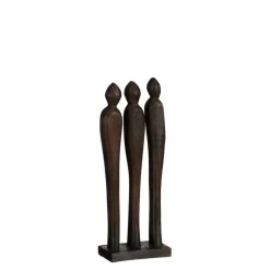 Mica Decorations Pegara Woondecoratie - L7 x B13 x H35 cm - Hout