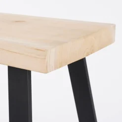 Mica Decorations Plano Bank - L92 x B31 x H46 cm - Lichtbruin