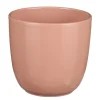 Mica Decorations Planten/bloempot Tusca - roze - D13 x 13 cm