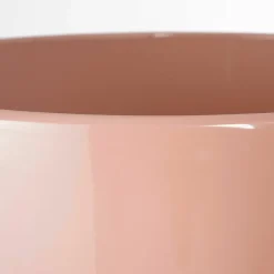 Mica Decorations Planten/bloempot Tusca - roze - D13 x 13 cm