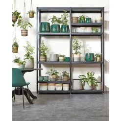 Mica Decorations Plantenpot - Keramiek taupe - 15 x 13 cm