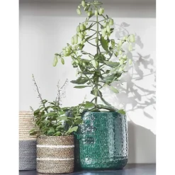 Mica Decorations Plantenpot - Keramiek - green - 24 x 21 cm