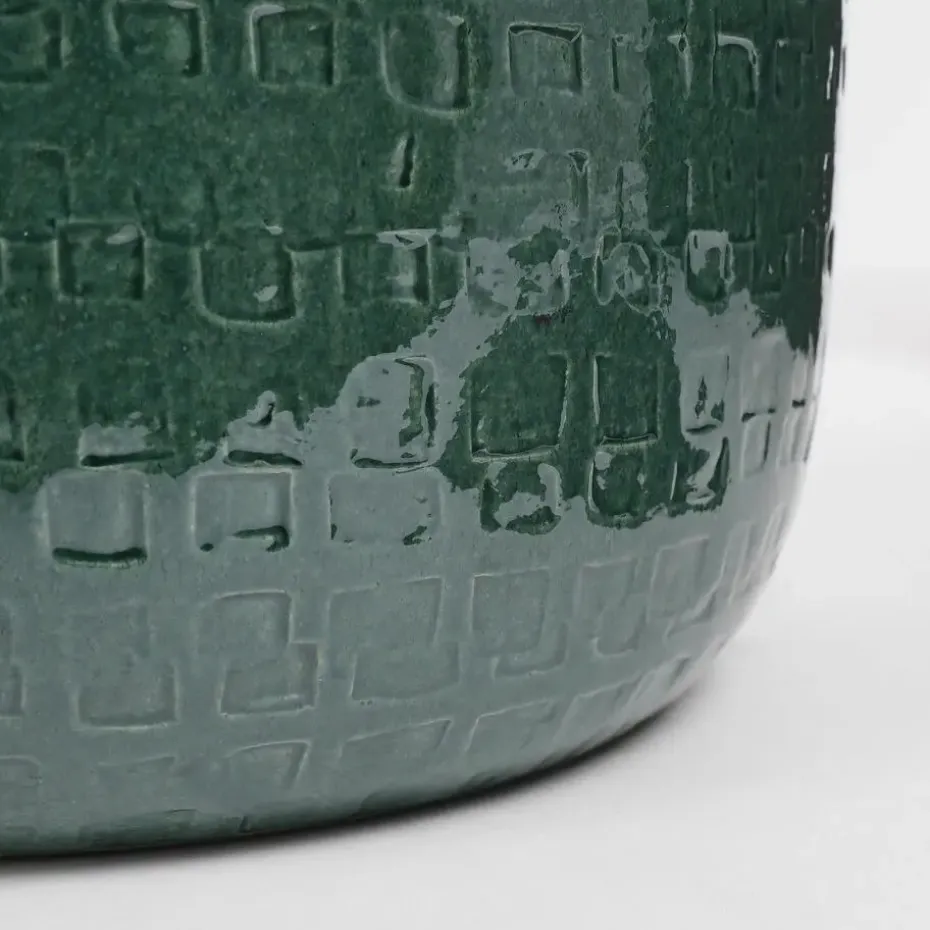 Mica Decorations Plantenpot - Keramiek - green - 24 x 21 cm