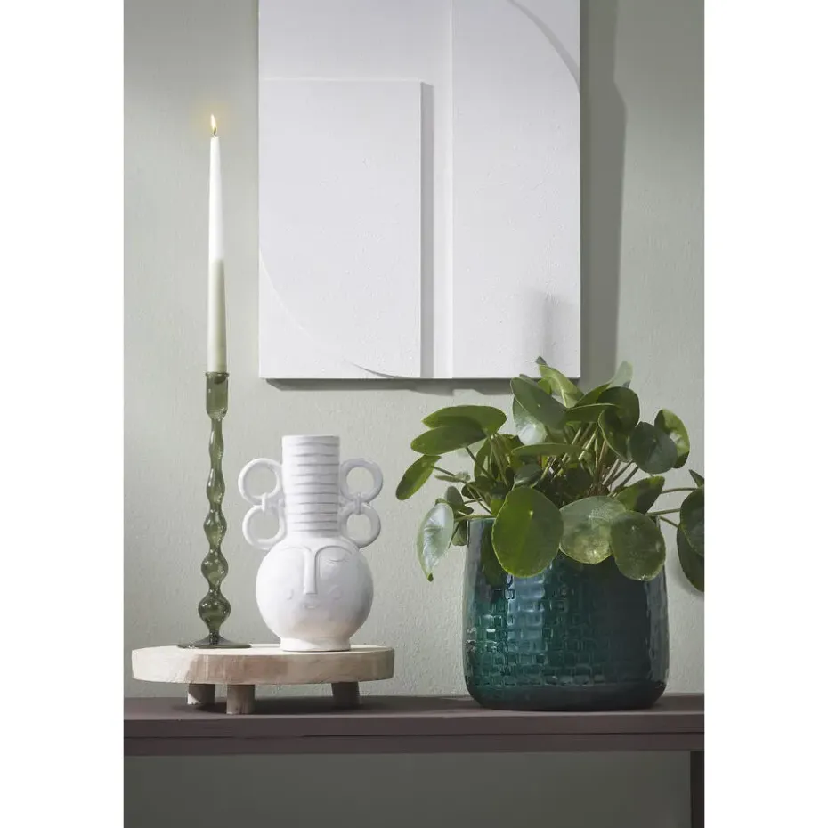 Mica Decorations Plantenpot - Keramiek - green - 24 x 21 cm