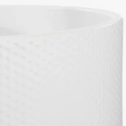 Mica Decorations Plantenpot - wit - keramiek - 23 x 21 cm