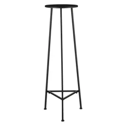 Mica Decorations Plantentafel - H120 x Ø35 cm - Metaal - Zwart