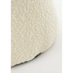 Mica Decorations Poef - H46 x Ø49 cm - Off White