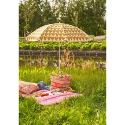 Mica Decorations Strandparasol - H180 x Ø160 cm - Bruin
