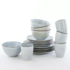 Mica Decorations Tabo Serviesset 4 persoons Keramiek Grijs