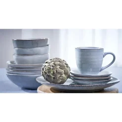 Mica Decorations Tabo Serviesset 4 persoons Keramiek Grijs