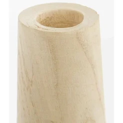 Mica Decorations Vaas - hout - bolvormig - 16 x 28 cm