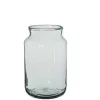 Mica Decorations Vaas cilinder - transparant - glas - 18 x 30 cm