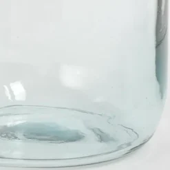 Mica Decorations Vaas cilinder - transparant - glas - 18 x 30 cm