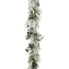 Mica Decorations Vesper Guirlande - L180 x B15 x H10 cm - Groen, Zwart