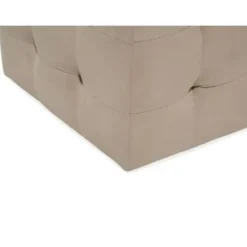 MICHIGAN - Ottomaan - Bruin - Fluweel