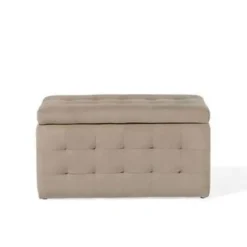 MICHIGAN - Ottomaan - Bruin - Fluweel