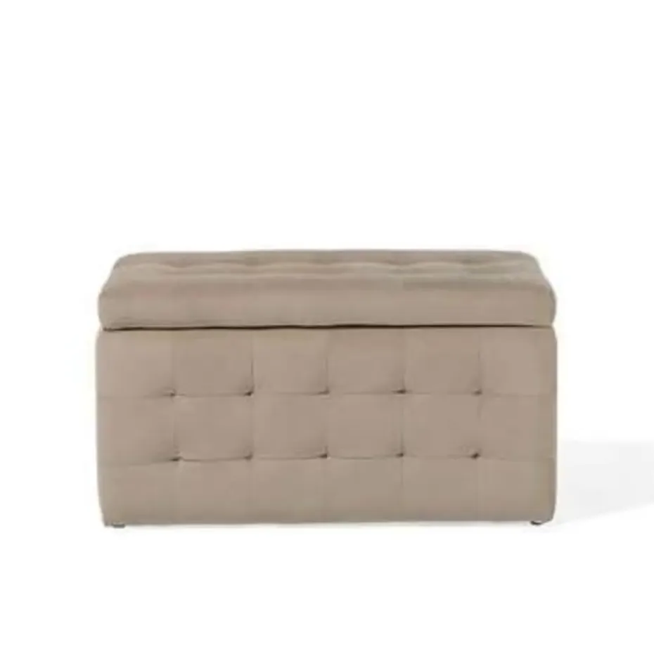 MICHIGAN - Ottomaan - Bruin - Fluweel