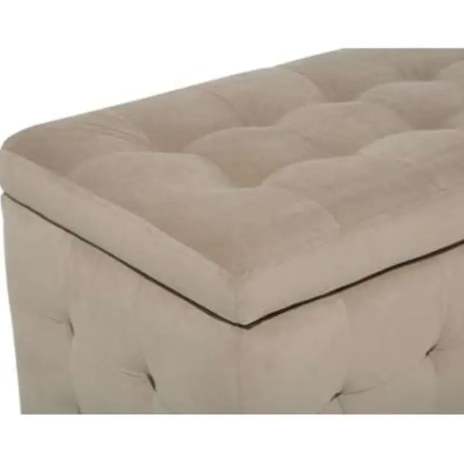 MICHIGAN - Ottomaan - Bruin - Fluweel