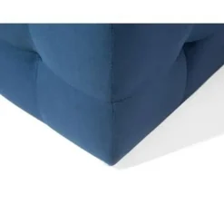 MICHIGAN - Ottomaan - Donkerblauw - Fluweel