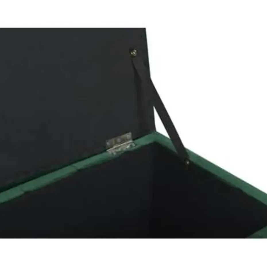 MICHIGAN - Ottomaan - Groen - Fluweel