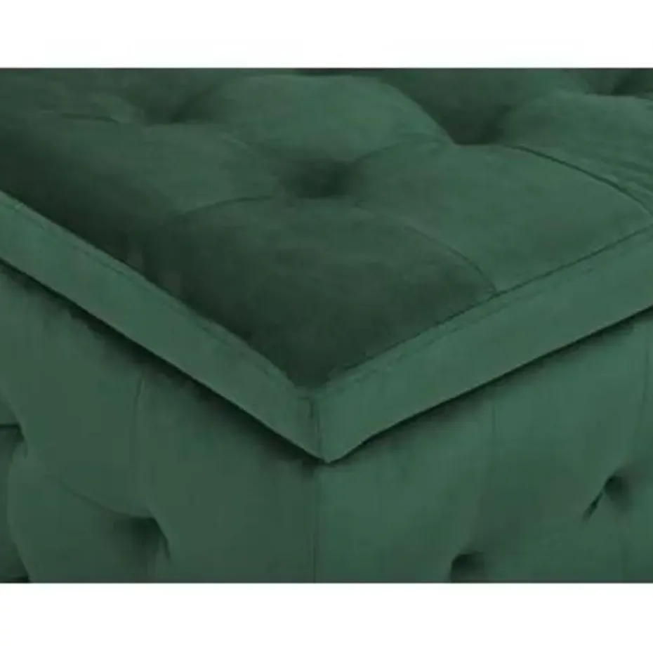 MICHIGAN - Ottomaan - Groen - Fluweel