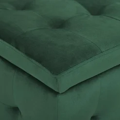 MICHIGAN - Ottomaan - Groen - Fluweel