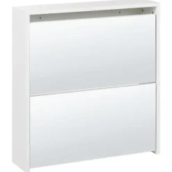 MIDFIELD - Schoenenkast 2 vakken - Wit - MDF