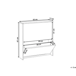 MIDFIELD - Schoenenkast 2 vakken - Wit - MDF