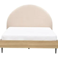 MILLAY - Bed - Beige - 140 x 200 cm - Bouclé