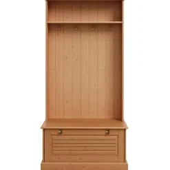 Mille - Garderobe met 1 klepdeur in grenen