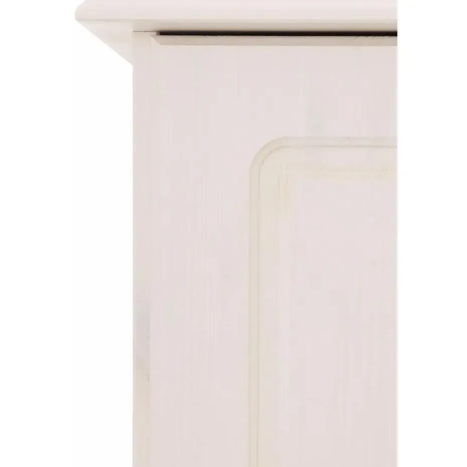 Minik - Kledingkast met 2 deuren en 3 laden en wit grenen