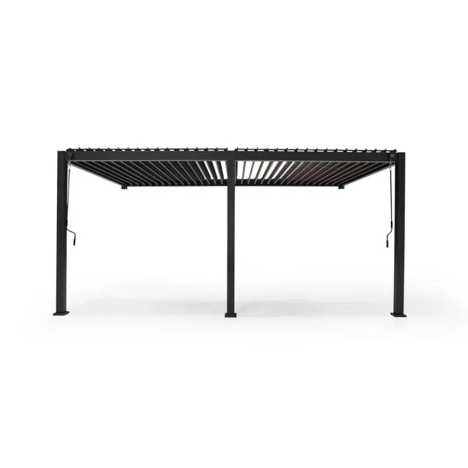 Mirador Deluxe overkapping muur 300 x 530 cm antraciet