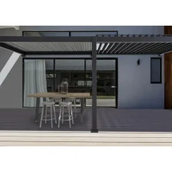 Mirador Deluxe overkapping muur 300 x 530 cm antraciet