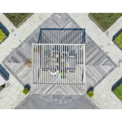 Mirador Deluxe terrasoverkapping 300 x 400 cm grijs