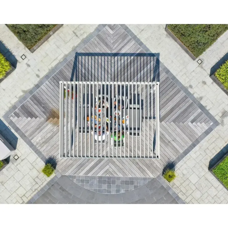 Mirador Deluxe terrasoverkapping 300 x 400 cm grijs