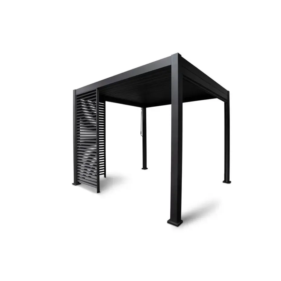 Mirador Louvre shutter paneel (voor 3M kant) antraciet 1 stuk