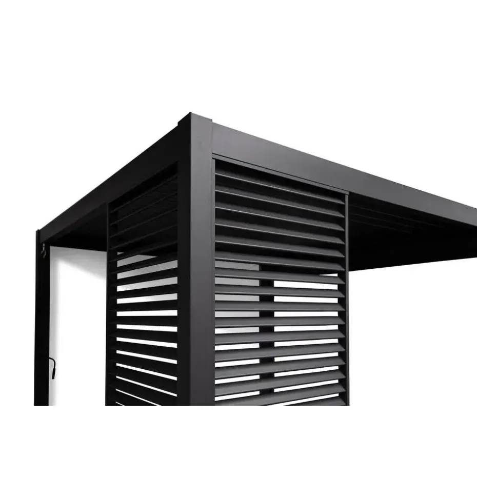 Mirador Louvre shutter paneel (voor 3M kant) antraciet 1 stuk